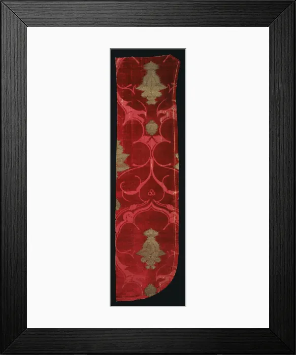 Framed Print : Fragment (From a Chasuble), Italy, 1475 / 1500. Creator: Unknown Framed Print : Fragment (From a Chasuble), Italy, 1475 / 1500. Creator: Unknown