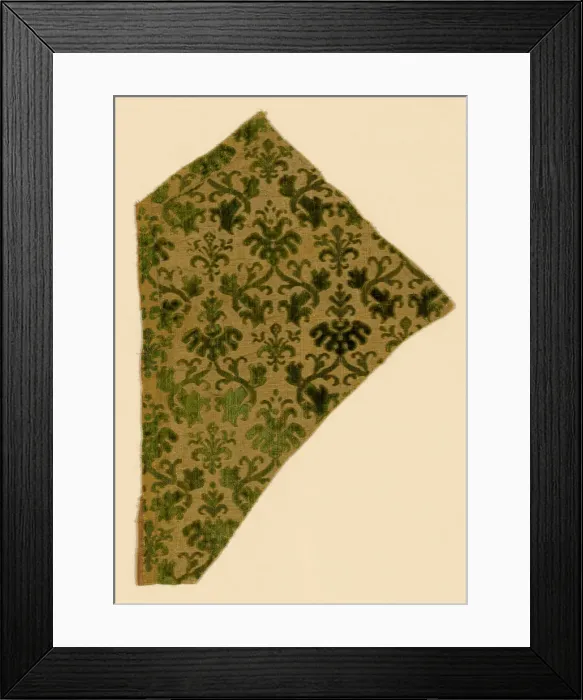 Framed Print : Fragment, Italy, 1625 / 50. Creator: Unknown Framed Print : Fragment, Italy, 1625 / 50. Creator: Unknown