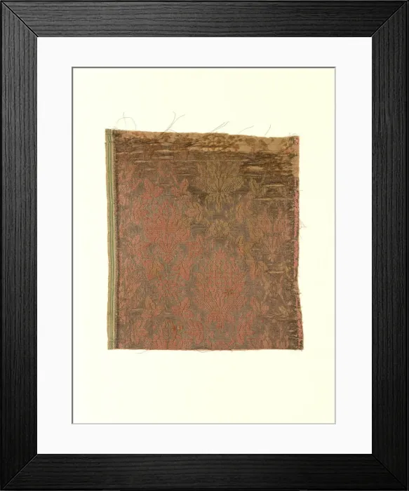 Framed Print : Fragment, Italy, 17th century. Creator: Unknown Framed Print : Fragment, Italy, 17th century. Creator: Unknown