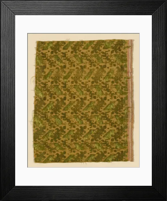 Framed Print : Fragment, Italy, 17th century. Creator: Unknown Framed Print : Fragment, Italy, 17th century. Creator: Unknown