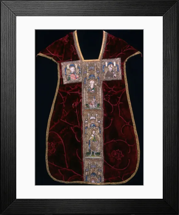 Framed Print : Chasuble, Italy, 1425 / 75. Creator: Unknown Framed Print : Chasuble, Italy, 1425 / 75. Creator: Unknown