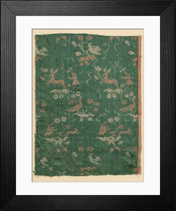 Framed Print : Fragment, Italy, 1650 / 1700. Creator: Unknown Framed Print : Fragment, Italy, 1650 / 1700. Creator: Unknown