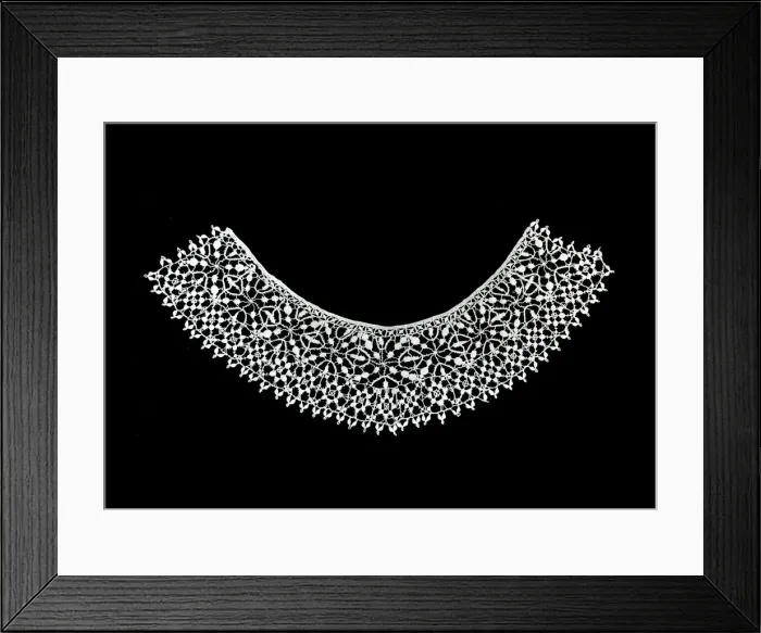 Framed Print : Collar (Made from Border), Italy, 1601 / 25. Creator: Unknown Framed Print : Collar (Made from Border), Italy, 1601 / 25. Creator: Unknown