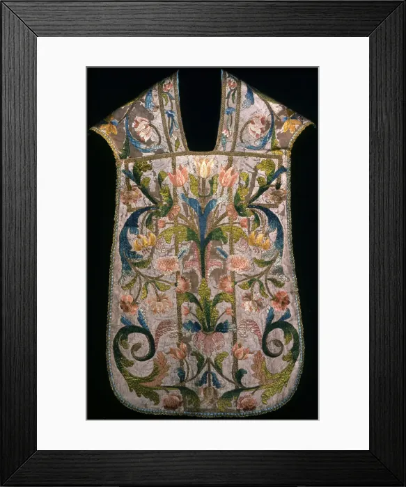 Framed Print : Chasuble, Italy, 18th century. Creator: Unknown Framed Print : Chasuble, Italy, 18th century. Creator: Unknown