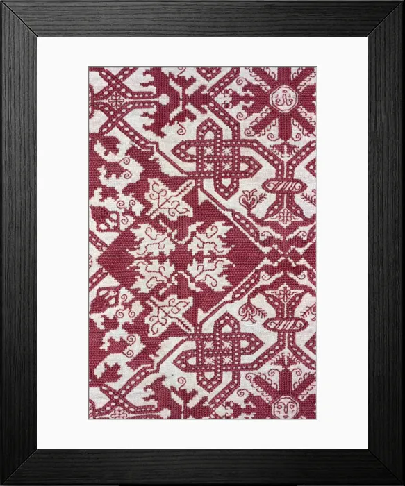 Framed Print : Altar Frontal, Italy, 17th century. Creator: Unknown Framed Print : Altar Frontal, Italy, 17th century. Creator: Unknown