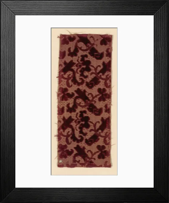Framed Print : Fragment, Italy, 1650 / 1700. Creator: Unknown Framed Print : Fragment, Italy, 1650 / 1700. Creator: Unknown