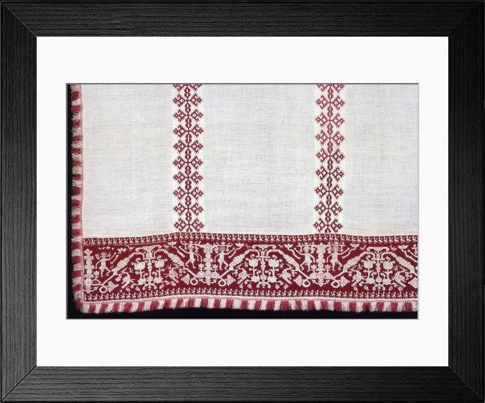 Framed Print : Altar Cloth, Italy, 17th century. Creator: Unknown Framed Print : Altar Cloth, Italy, 17th century. Creator: Unknown