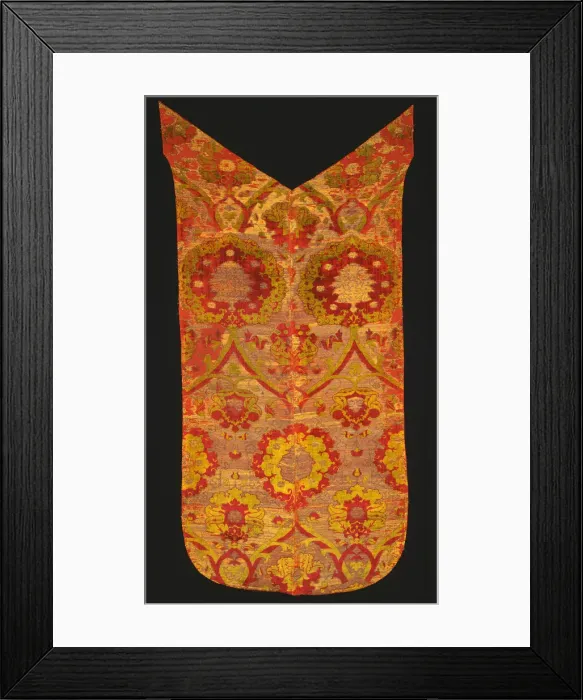Framed Print : Chasuble Back, Italy, 1450 / 1500. Creator: Unknown Framed Print : Chasuble Back, Italy, 1450 / 1500. Creator: Unknown
