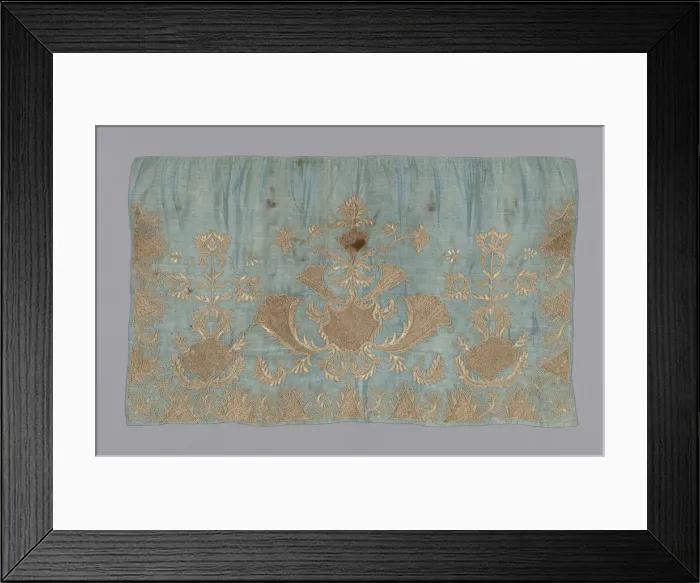 Framed Print : Apron, Italy, 18th century. Creator: Unknown Framed Print : Apron, Italy, 18th century. Creator: Unknown