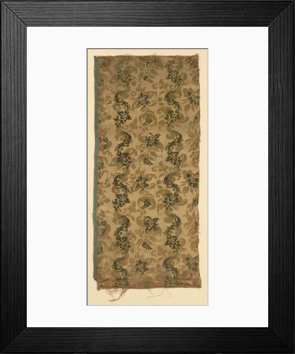 Framed Print : Fragment, Italy, Late 17th century. Creator: Unknown Framed Print : Fragment, Italy, Late 17th century. Creator: Unknown