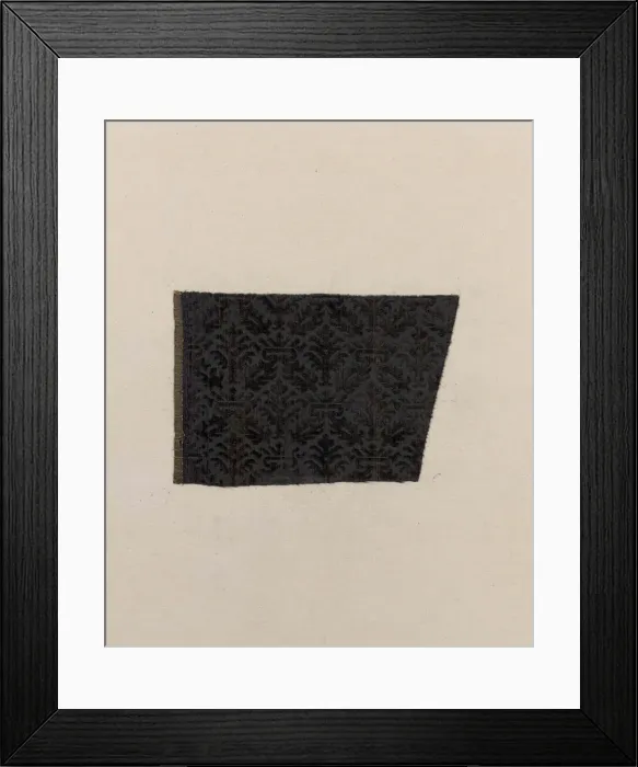 Framed Print : Fragment, Italy, 1650 / 75. Creator: Unknown Framed Print : Fragment, Italy, 1650 / 75. Creator: Unknown