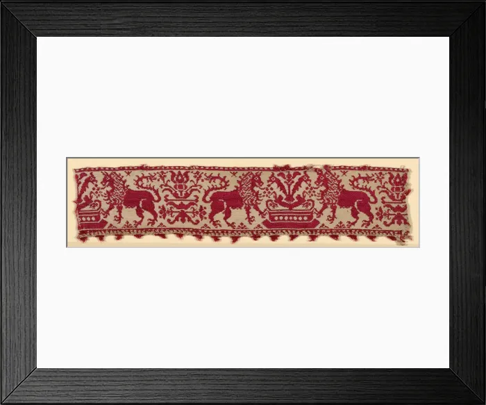 Framed Print : Fragment (Border), Italy, 1601 / 25. Creator: Unknown Framed Print : Fragment (Border), Italy, 1601 / 25. Creator: Unknown