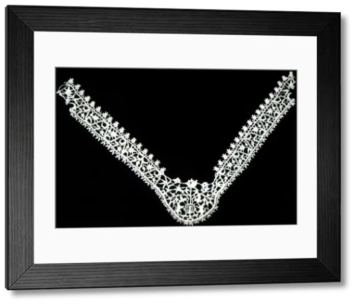 Framed Print : Collar (Made from a Border), Italy, c. 1600. Creator: Unknown Framed Print : Collar (Made from a Border), Italy, c. 1600. Creator: Unknown