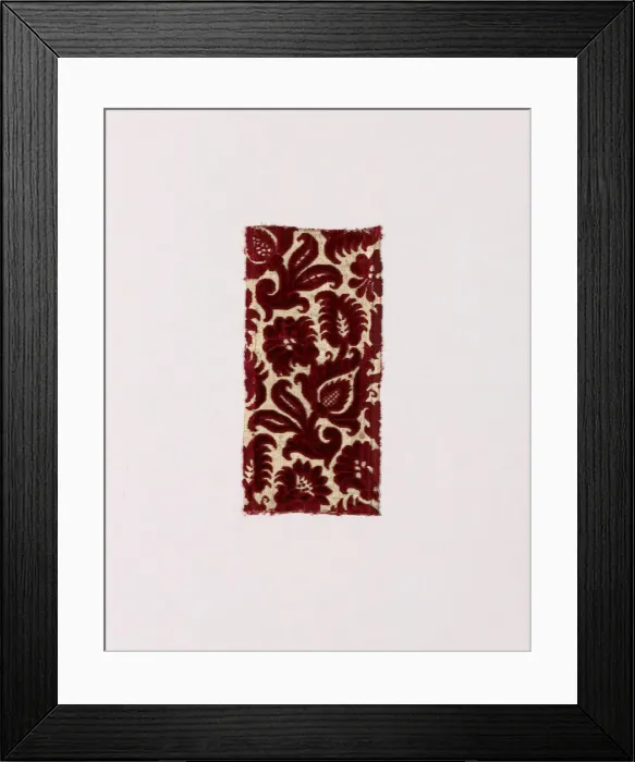 Framed Print : Fragment, Italy, early 17th century. Creator: Unknown Framed Print : Fragment, Italy, early 17th century. Creator: Unknown