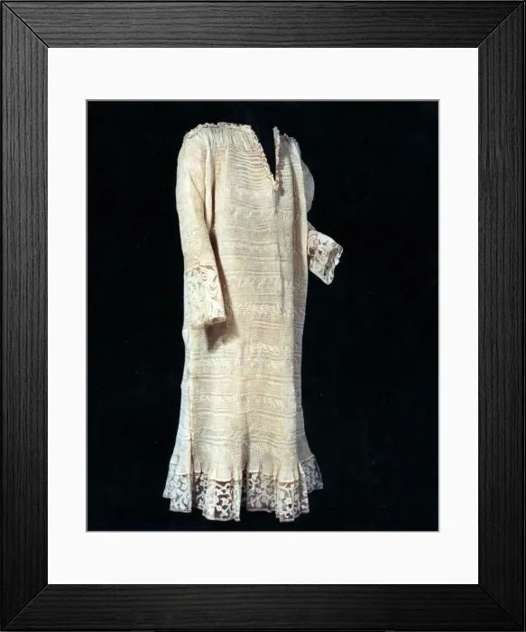 Framed Print : Alb (Tunic), Italy, 1675 / 1700. Creator: Unknown Framed Print : Alb (Tunic), Italy, 1675 / 1700. Creator: Unknown