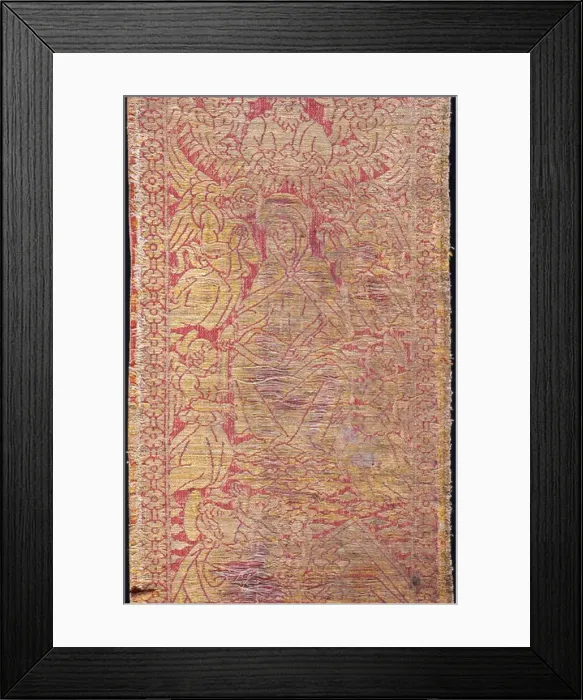 Framed Print : Orphrey Depicting the Resurrection of St. Mary, Italy, 1450 / 1500. Creator: Unknown Framed Print : Orphrey Depicting the Resurrection of St. Mary, Italy, 1450 / 1500. Creator: Unknown