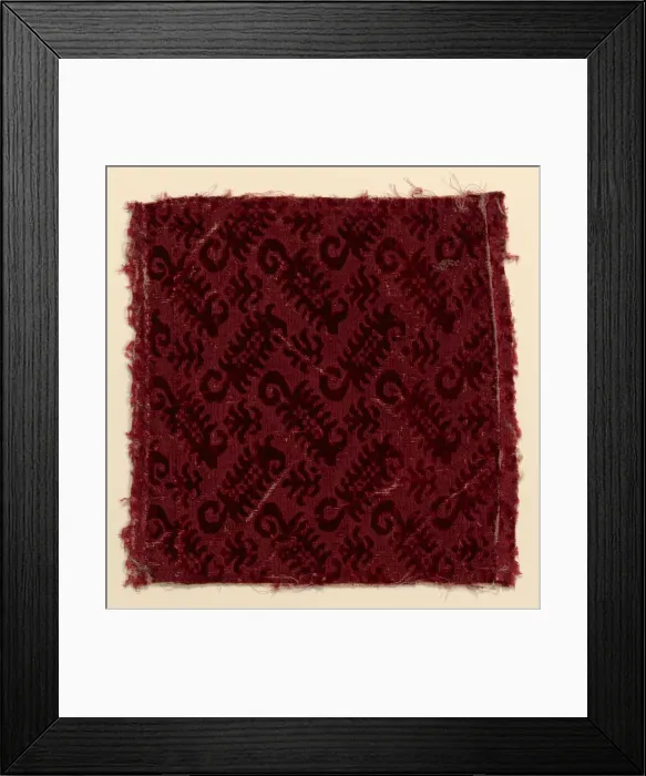 Framed Print : Fragment, Italy, 1600 / 50. Creator: Unknown Framed Print : Fragment, Italy, 1600 / 50. Creator: Unknown
