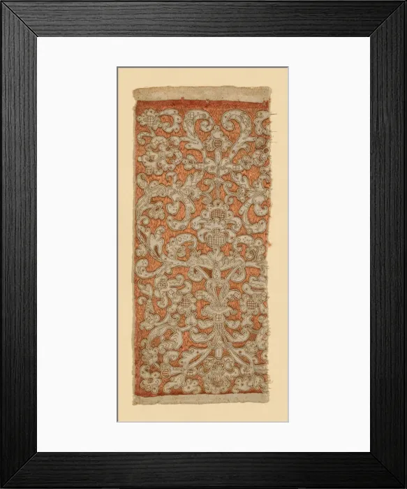 Framed Print : Fragment, Italy, 17th century. Creator: Unknown Framed Print : Fragment, Italy, 17th century. Creator: Unknown