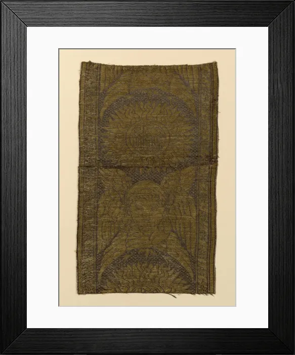 Framed Print : Fragment from an Orphrey Band, Italy, 15th / 16 century. Creator: Unknown Framed Print : Fragment from an Orphrey Band, Italy, 15th / 16 century. Creator: Unknown