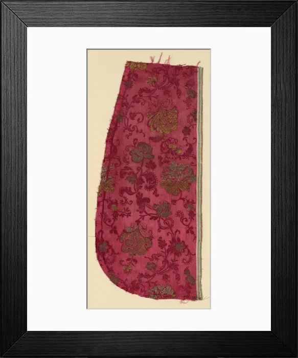 Framed Print : Fragment, Italy, Late 17th century. Creator: Unknown Framed Print : Fragment, Italy, Late 17th century. Creator: Unknown