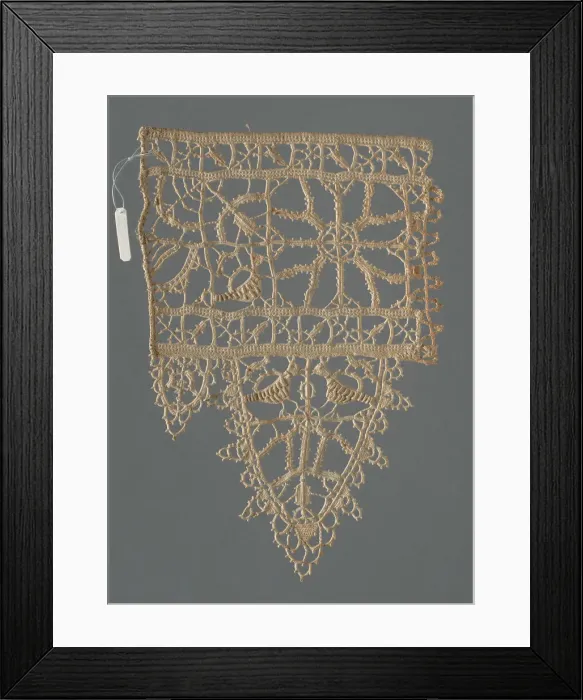 Framed Print : Fragment (Border), Italy, 16th century. Creator: Unknown Framed Print : Fragment (Border), Italy, 16th century. Creator: Unknown