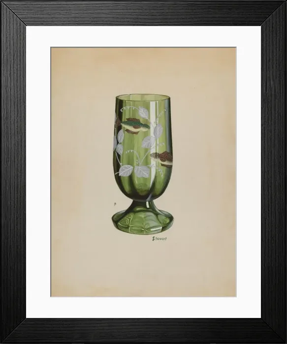 Framed Print : Green Glass, c. 1937. Creator: Robert Stewart Framed Print : Green Glass, c. 1937. Creator: Robert Stewart
