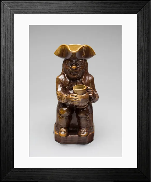 Framed Print : Toby Jug, 1828 / 30. Creator: D. & J. Henderson Co Framed Print : Toby Jug, 1828 / 30. Creator: D. & J. Henderson Co
