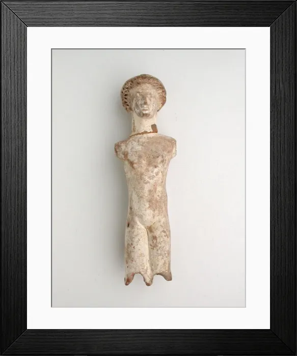 Framed Print : Torso From a Doll, late 5th-4th century BCE. Creator: Unknown Framed Print : Torso From a Doll, late 5th-4th century BCE. Creator: Unknown