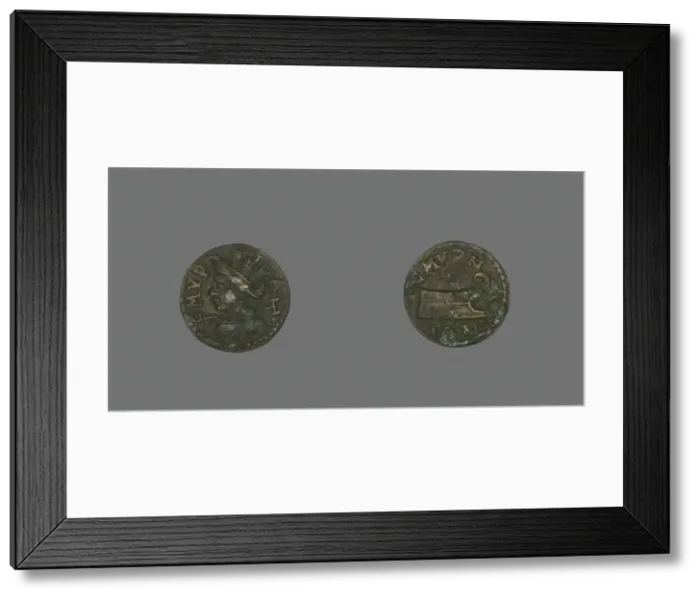 Framed Print : Coin Depicting the Amazon Smyrna, 1st-2nd century. Creator: Unknown Framed Print : Coin Depicting the Amazon Smyrna, 1st-2nd century. Creator: Unknown