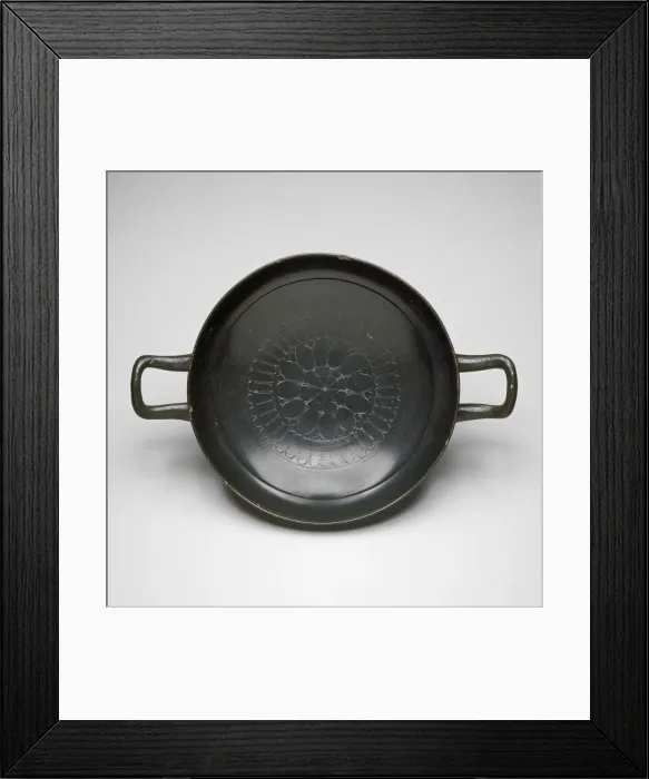 Framed Print : Stemless Kylix (Drinking Cup), about 460-450 BCE. Creator: Unknown Framed Print : Stemless Kylix (Drinking Cup), about 460-450 BCE. Creator: Unknown