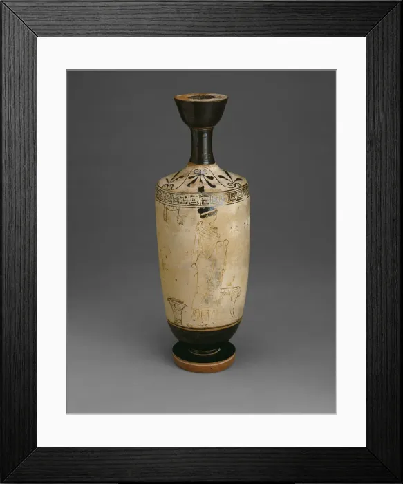 Framed Print : Lekythos (Oil Jar), About 440 BCE. Creator: Unknown Framed Print : Lekythos (Oil Jar), About 440 BCE. Creator: Unknown