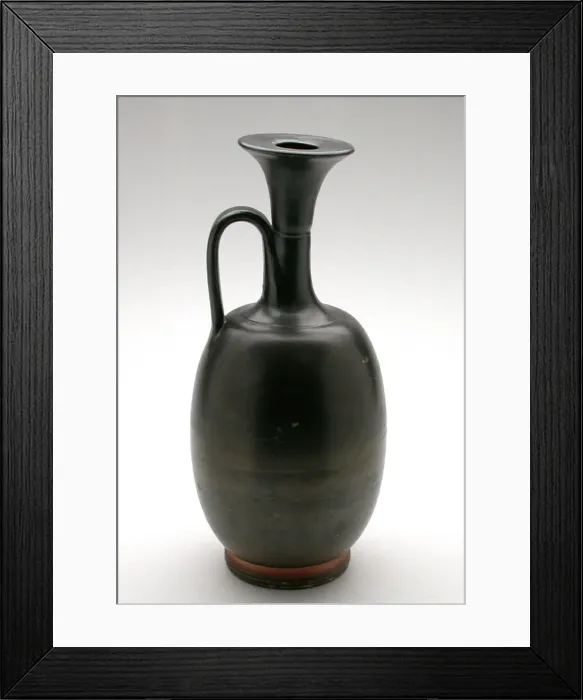 Framed Print : Lekythos (Oil Jar), about 400 BCE. Creator: Unknown Framed Print : Lekythos (Oil Jar), about 400 BCE. Creator: Unknown