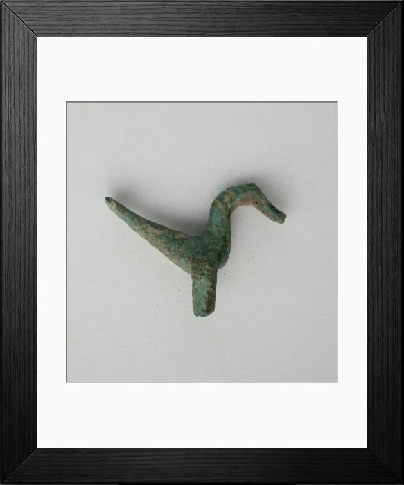 Framed Print : Bird with Flat Tail, Geometric Period (800-600 BCE). Creator: Unknown Framed Print : Bird with Flat Tail, Geometric Period (800-600 BCE). Creator: Unknown