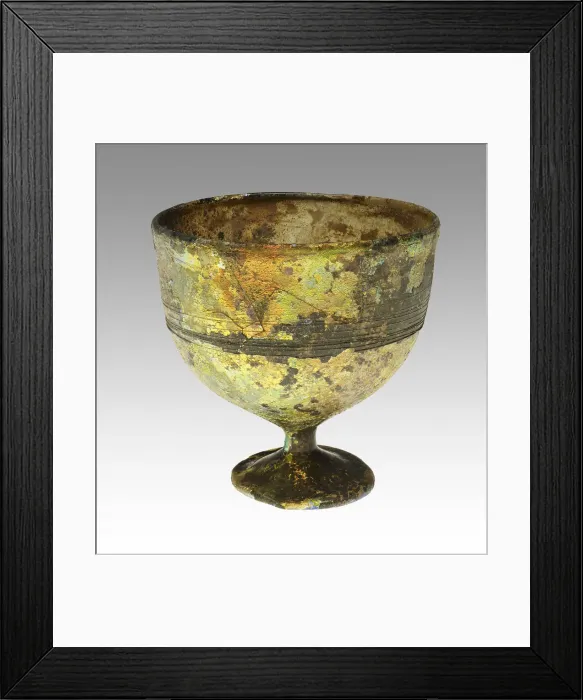 Framed Print : Goblet, 4th-5th century. Creator: Unknown