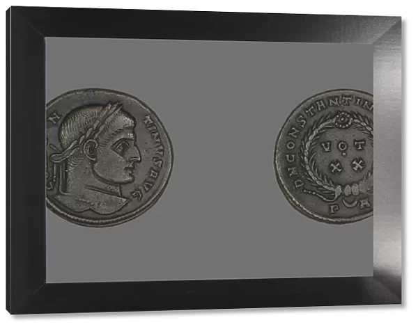 Coin Portraying Emperor Constantine I, AD 321 AD. Creator: Unknown