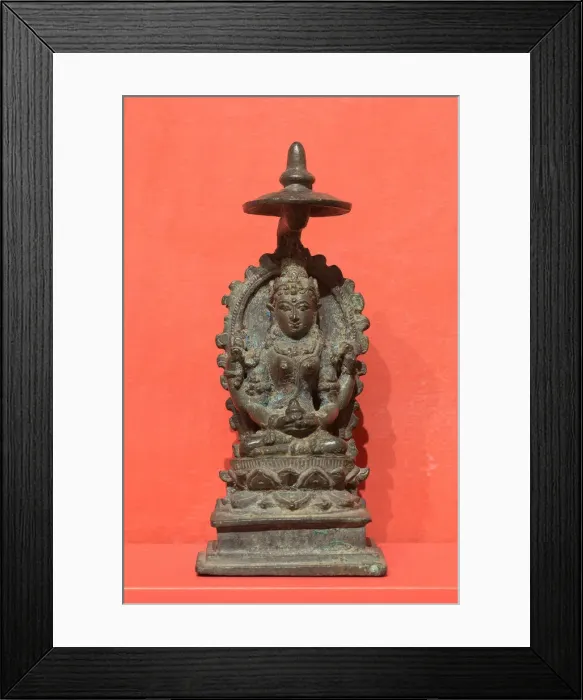 Framed Print : Chunda, Goddess of Wisdom, 9th / 10th century. Creator: Unknown Framed Print : Chunda, Goddess of Wisdom, 9th / 10th century. Creator: Unknown
