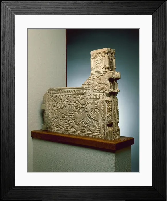 Framed Print : Architectural Fragment, Ilkhanid dynasty (1256-1353), 13th century. Creator: Unknown Framed Print : Architectural Fragment, Ilkhanid dynasty (1256-1353), 13th century. Creator: Unknown
