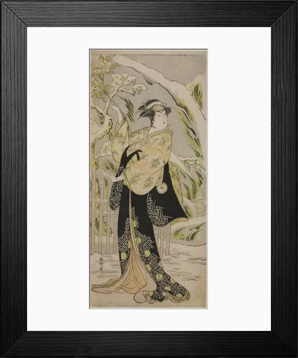 Framed Print : The Actor Iwai Hanshiro IV as Lady Yaehata in the Play Sanga no Sho Haru no Hanayome Framed Print : The Actor Iwai Hanshiro IV as Lady Yaehata in the Play Sanga no Sho Haru no Hanayome