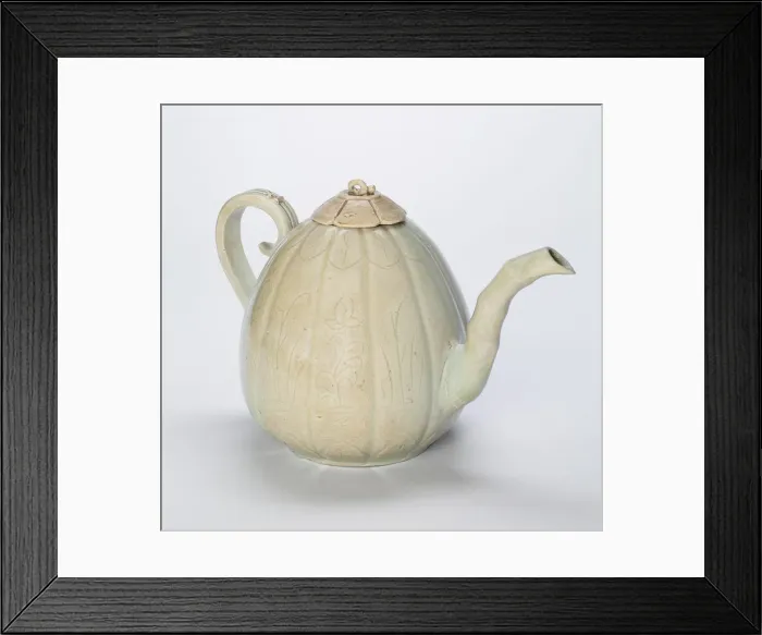Framed Print : Ewer in the Form of a Melon with Bamboo Spout, Korea, Goryeo dynasty (918-1392) Framed Print : Ewer in the Form of a Melon with Bamboo Spout, Korea, Goryeo dynasty (918-1392)