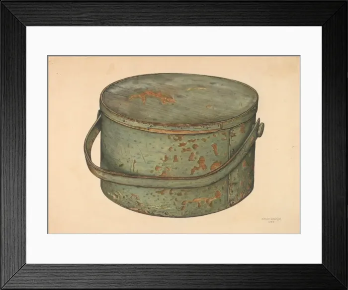 Framed Print : Sugar Pail with Cover, 1939. Creator: Erwin Stenzel Framed Print : Sugar Pail with Cover, 1939. Creator: Erwin Stenzel