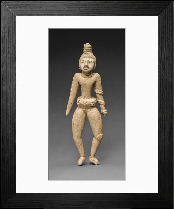 Framed Print : Ballplayer Figurine, A. D. 800 / 1400. Creator: Unknown Framed Print : Ballplayer Figurine, A. D. 800 / 1400. Creator: Unknown