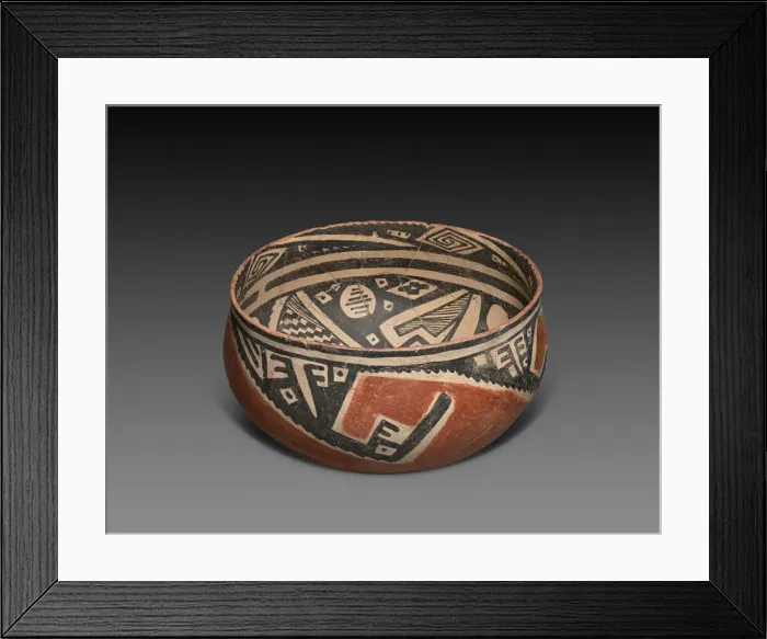 Framed Print : Bowl, 1360 / 1450. Creator: Unknown Framed Print : Bowl, 1360 / 1450. Creator: Unknown