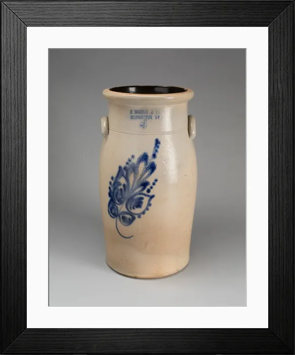 Framed Print : Churn, 1881 / 85. Creator: E. Norton & Co Framed Print : Churn, 1881 / 85. Creator: E. Norton & Co