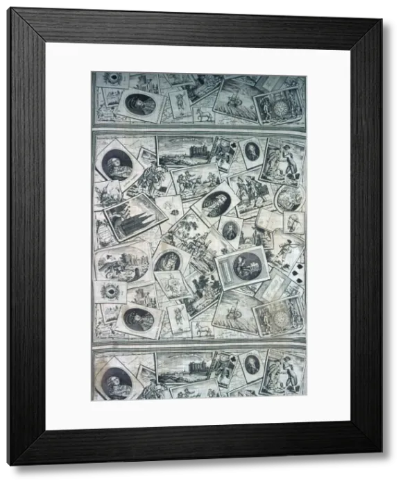 Framed Print : The Medley (Handkerchief), England, 1792 / 95. Creator: William Gilpin Framed Print : The Medley (Handkerchief), England, 1792 / 95. Creator: William Gilpin