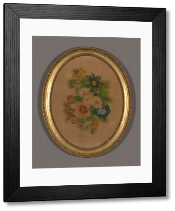 Framed Print : Picture (Velvet), 18th / 19th century. Creator: Unknown Framed Print : Picture (Velvet), 18th / 19th century. Creator: Unknown