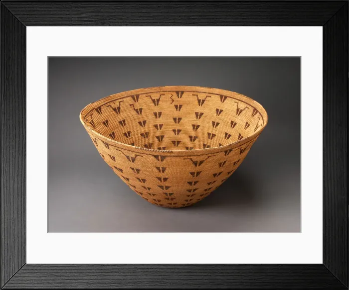 Framed Print : Basket, c. 1900. Creator: Unknown Framed Print : Basket, c. 1900. Creator: Unknown