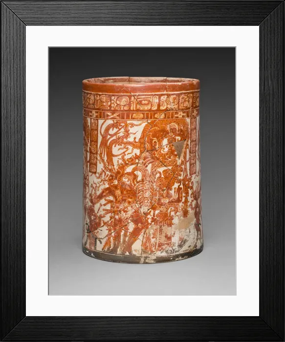 Framed Print : Vessel of the Dancing Lords, A. D. 750 / 800. Creator: Ah Maxam Framed Print : Vessel of the Dancing Lords, A. D. 750 / 800. Creator: Ah Maxam