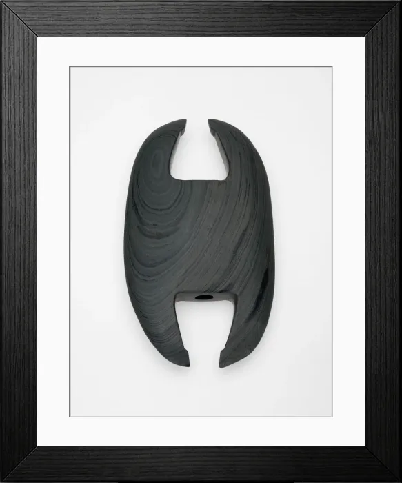 Framed Print : Notched Ovate Bannerstone, c. 4800 B. C. Creator: Unknown Framed Print : Notched Ovate Bannerstone, c. 4800 B. C. Creator: Unknown