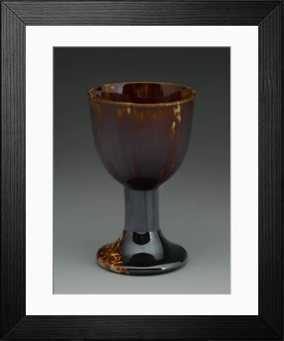Framed Print : Goblet, 1849 / 58. Creator: Lyman Fenton & Co Framed Print : Goblet, 1849 / 58. Creator: Lyman Fenton & Co