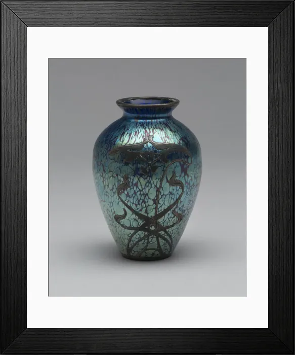 Framed Print : Vase, c. 1900. Creator: Loetz Glassworks Framed Print : Vase, c. 1900. Creator: Loetz Glassworks